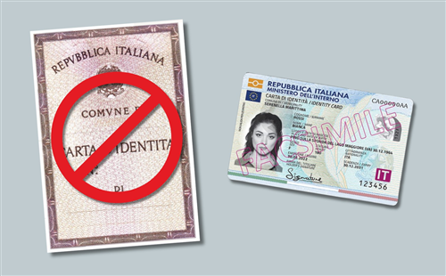 Carta d'identità cartacea valida fino al 03 Agosto 2026